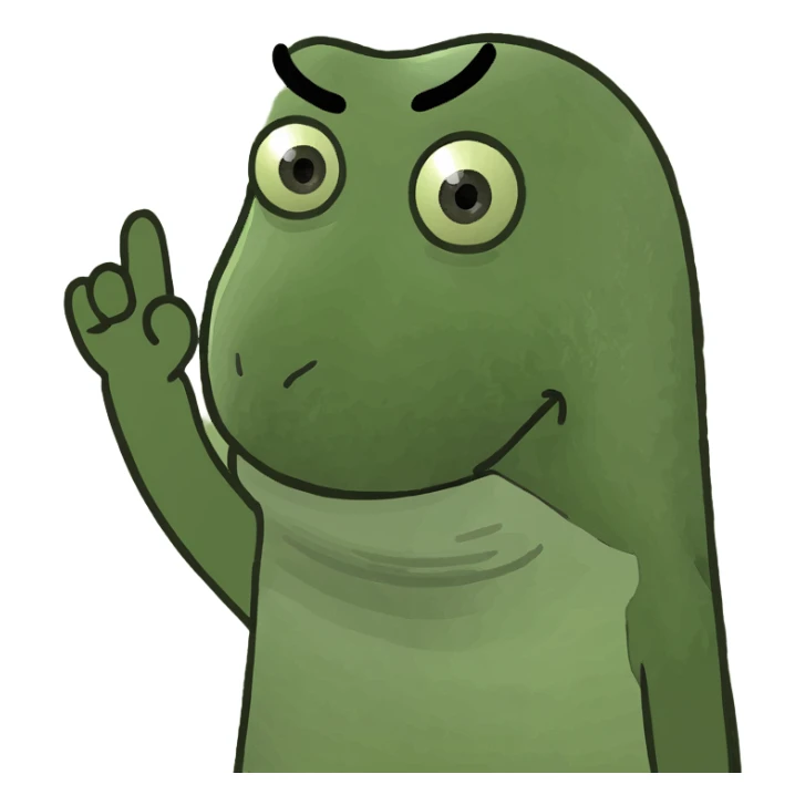 "Fuck" emotion, finger sticker