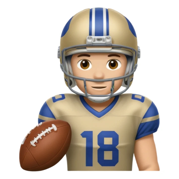 Flag football  sticker