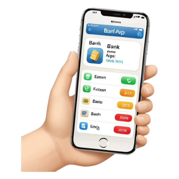 ACCEPTED PARTICIPATION METHODS — Mobile Wallet (white iphone with bank app 45 degree) sticker