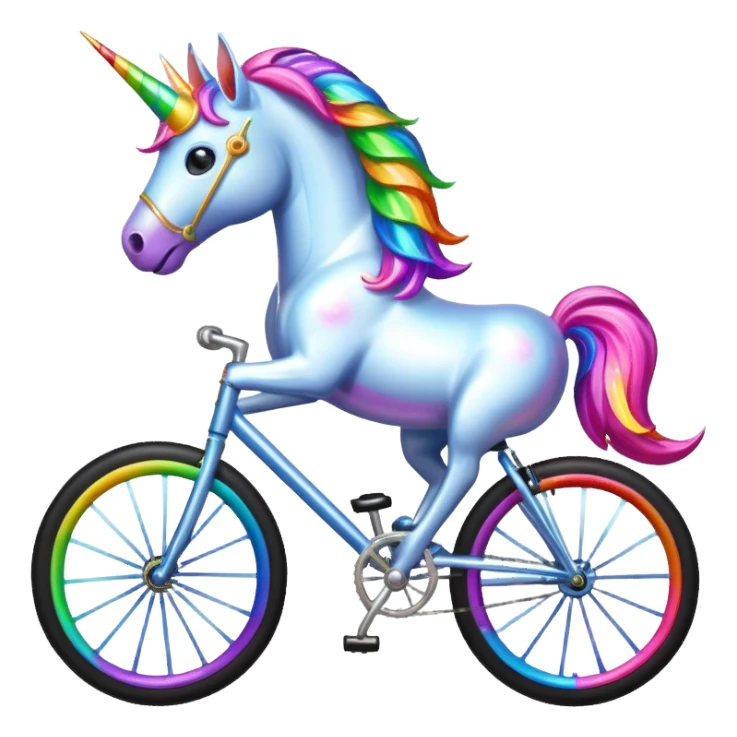 unicorn bike sticker
