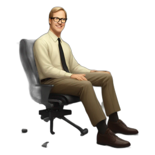 Ken Thompson sitting at a PDP-11 sticker