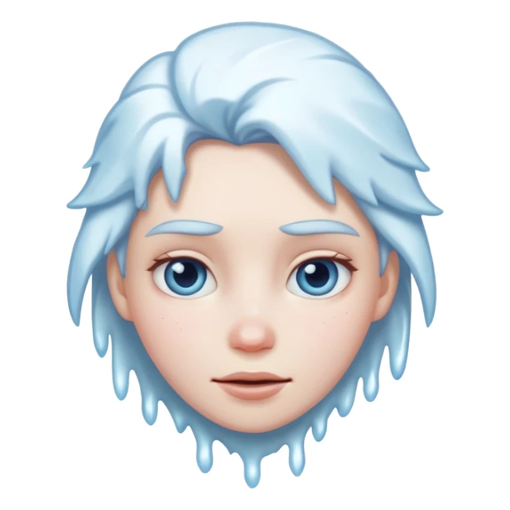Frozen person  sticker