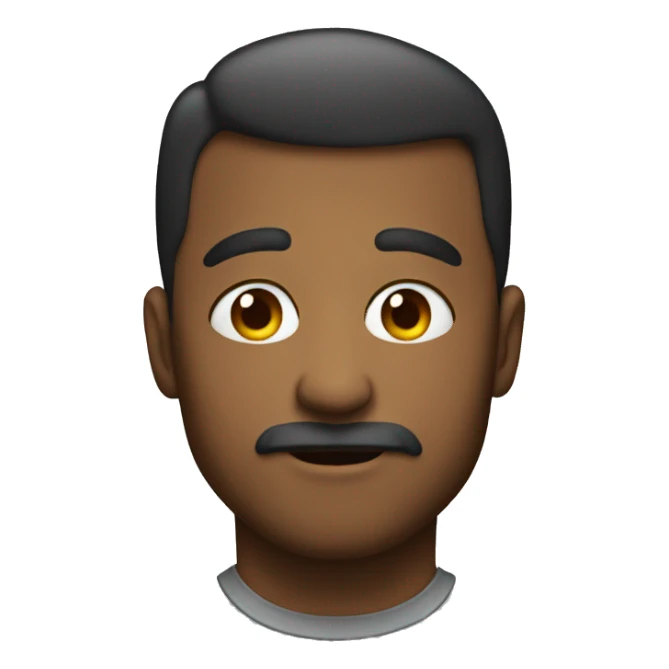 dad kissy face sticker