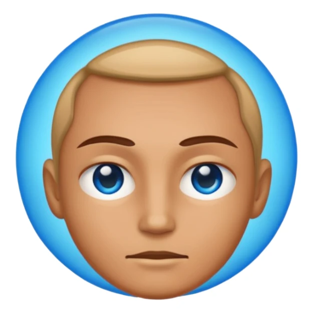 forhead with an indicator symbol in the center sticker