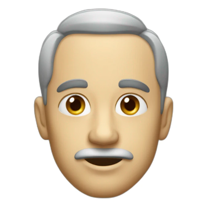 Grosse tête qui rigole sticker