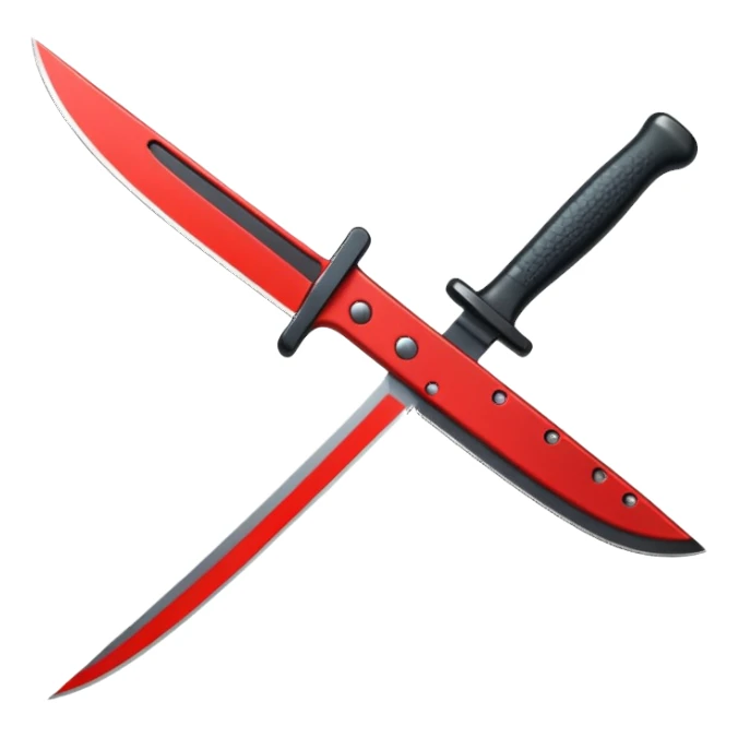 ninja knife black sticker