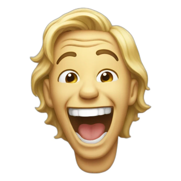 fake laughing sticker