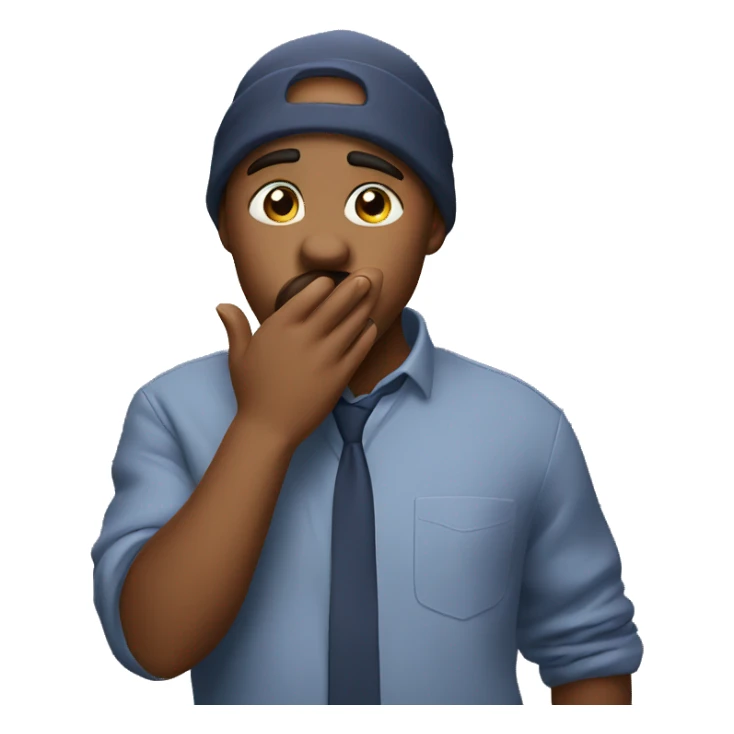 Blowing kiss sticker