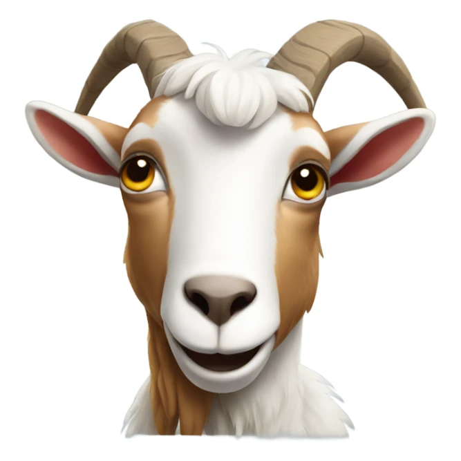Confused goat sticker