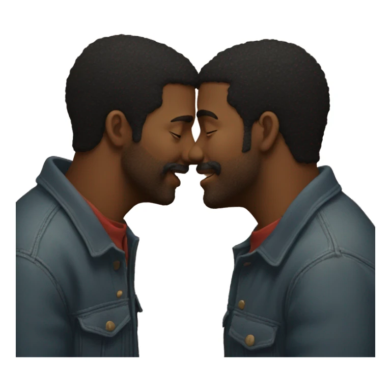 Two man kissinh sticker