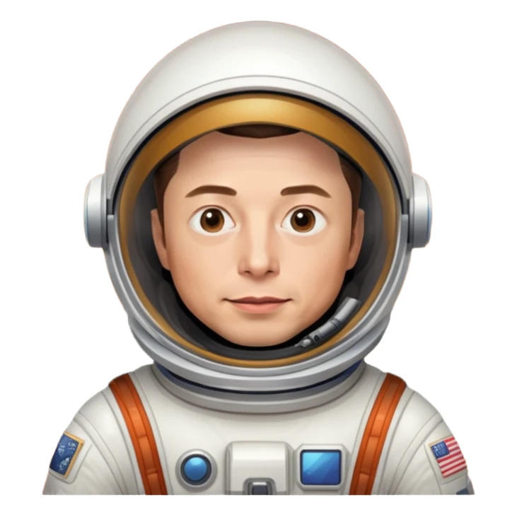 Elon musk on mars sticker