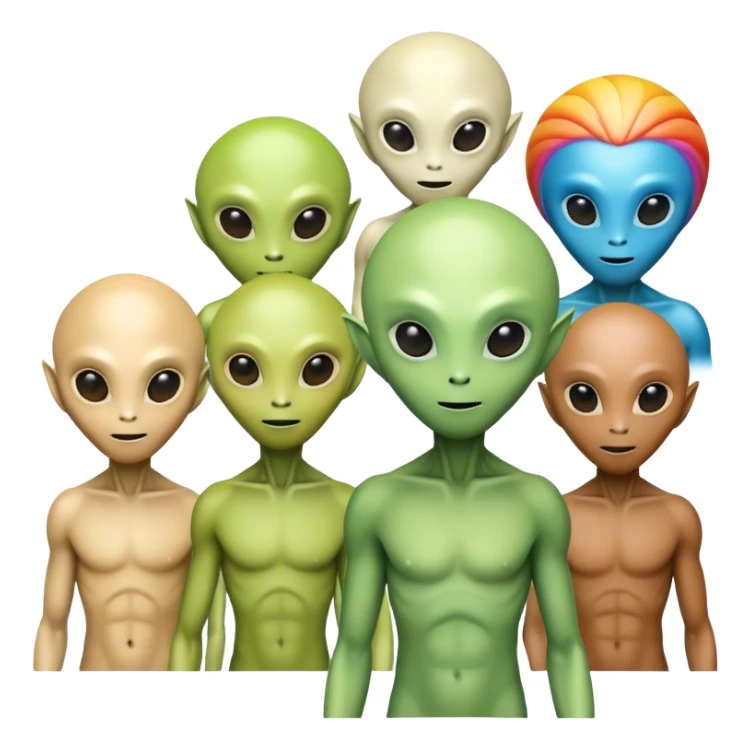 Gay aliens sticker