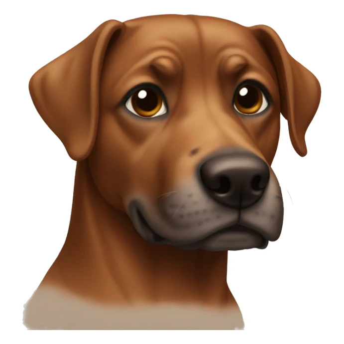 Dogs brown  sticker