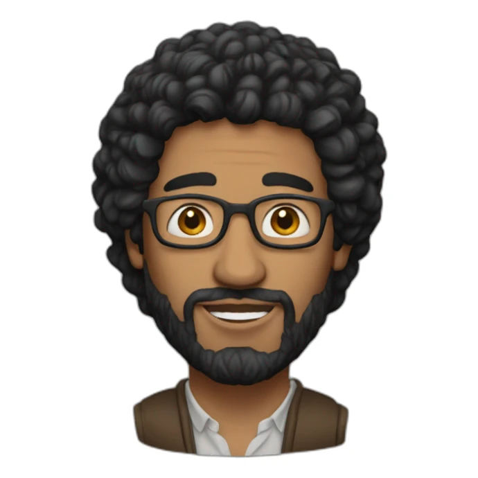 kinglsey ben-adir realistic actor sticker