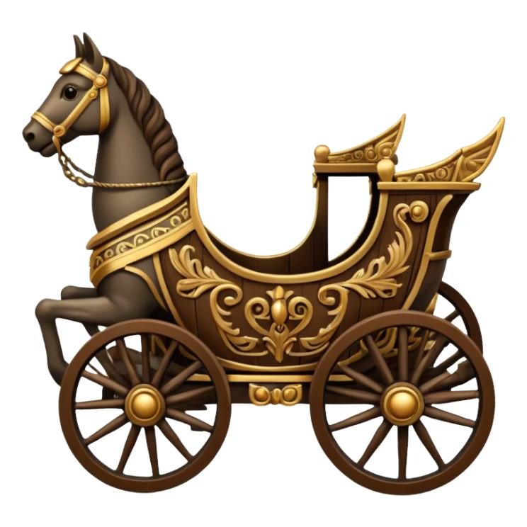 Roman chariot sticker