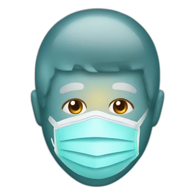 disinfection mask sticker