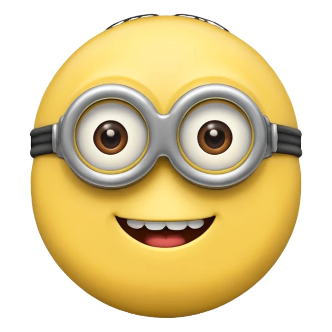 Minion emoji small sticker