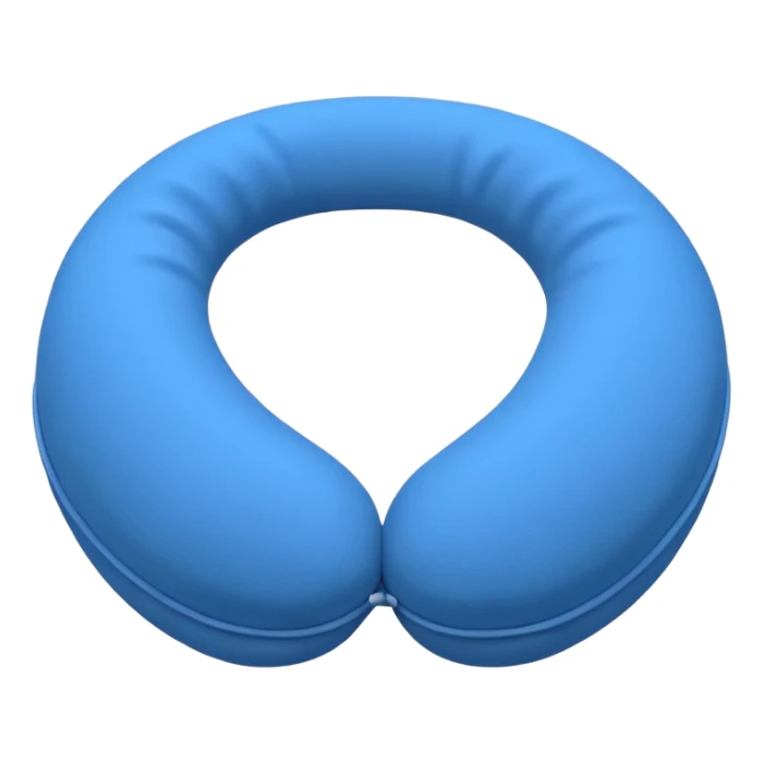 blue Travel Neck Pillow sticker