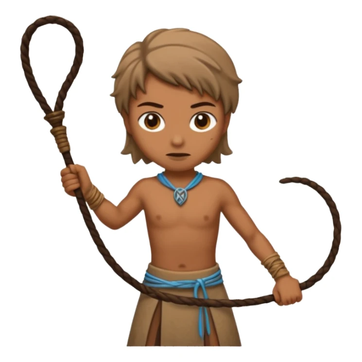 earth elemental long whip human sticker