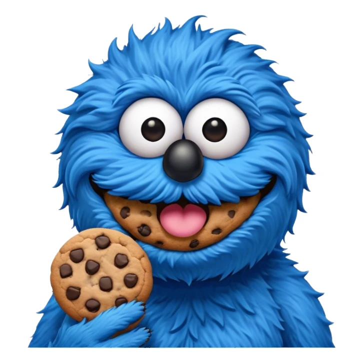 Cookie monster sticker