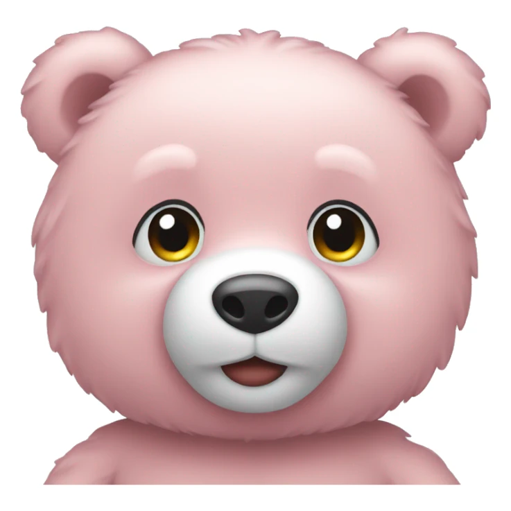 pastel pink teddy bear sticker