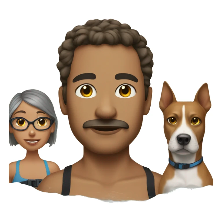 nilse, 43, swim, husband, two kids, dog sticker