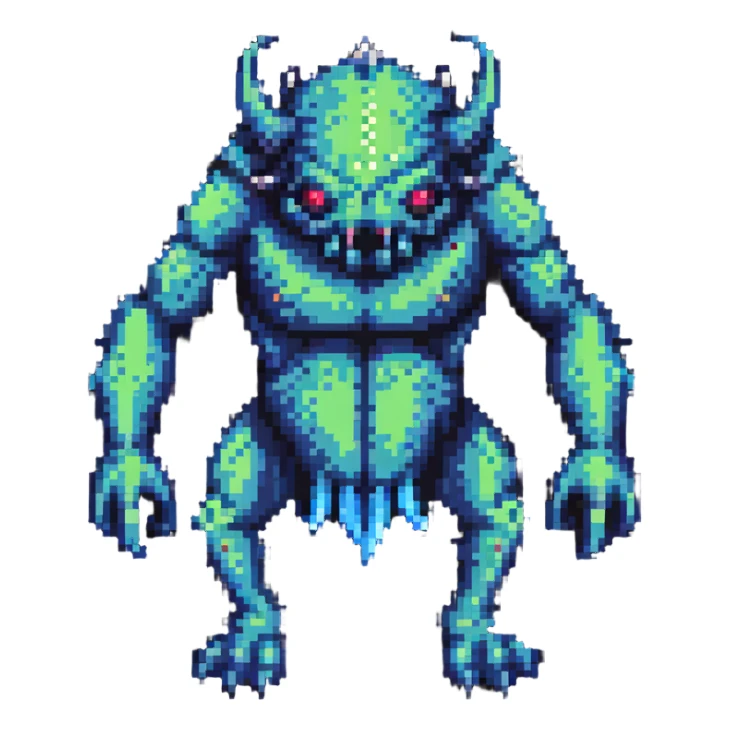 Monstrous creature from Hunt Showdown sticker