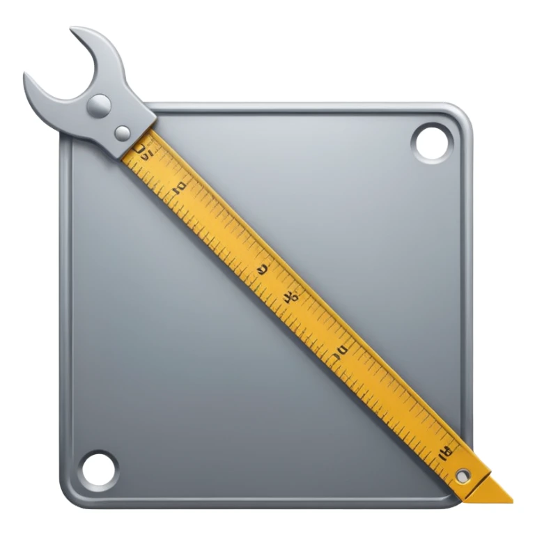 mac os icon square crop tool ruler sticker
