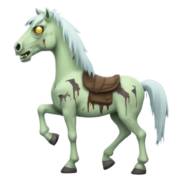 zombie horse full body sticker
