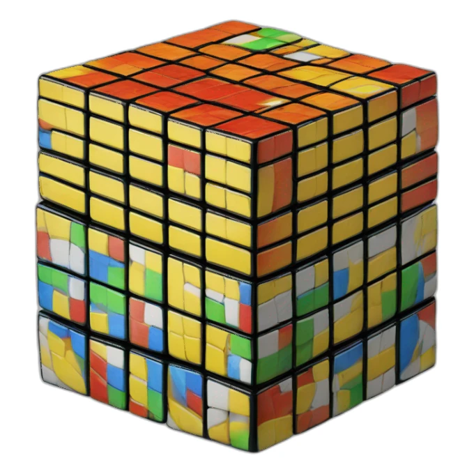 Rubik’s cube sticker