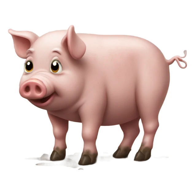 Muddy pig sticker