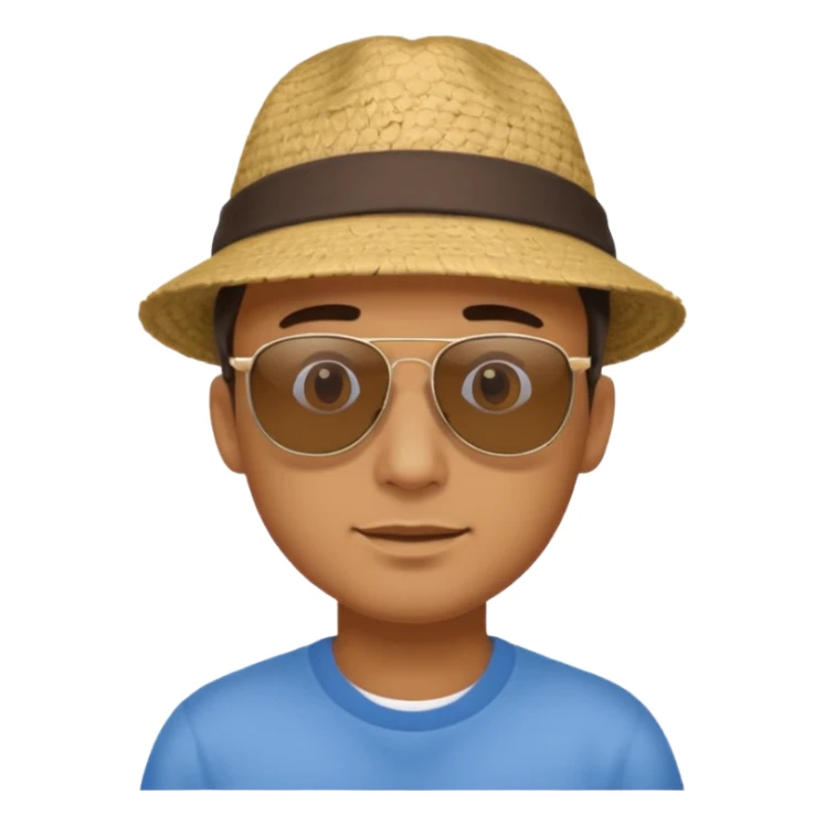 man looking for someone sticker