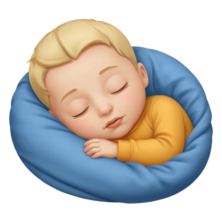 Sleeping baby boy  sticker