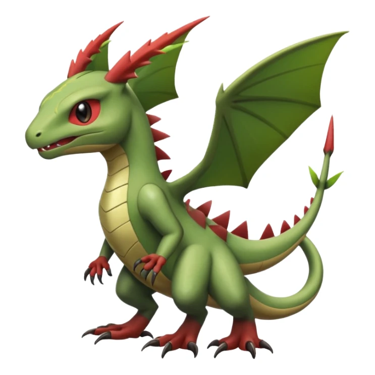 Larvitar-Flygon-Axew-fusion sticker