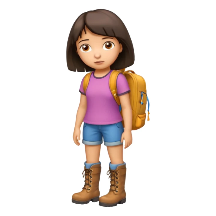 Dora the explorer getting deported sticker