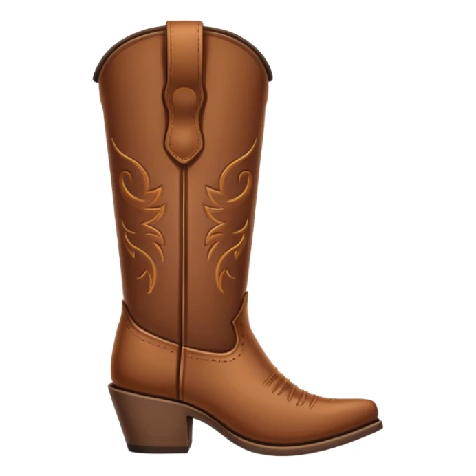 Cowboy Boot minimalistic and small sticker