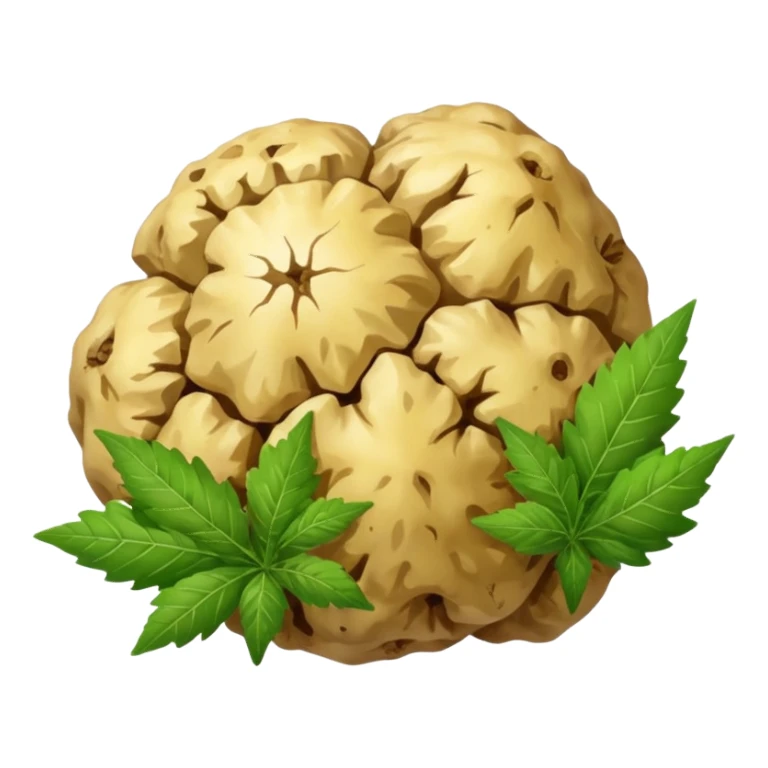 white truffle with weed sticker