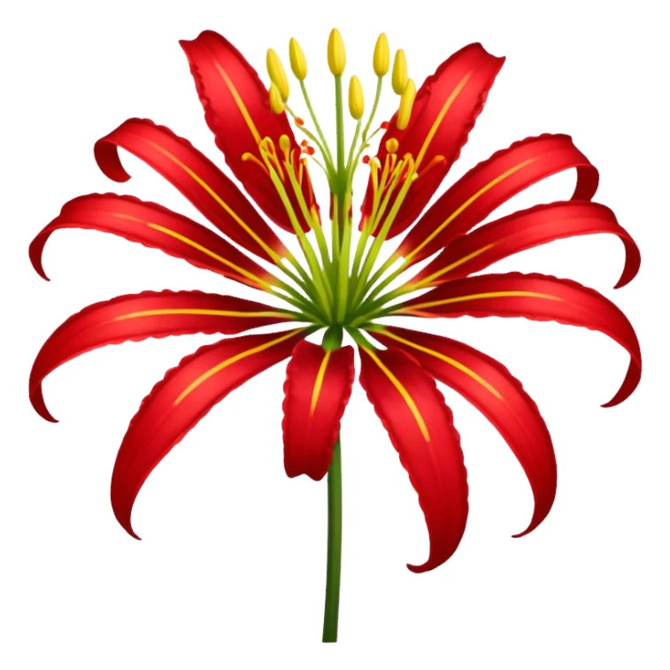 Red spider lily sticker