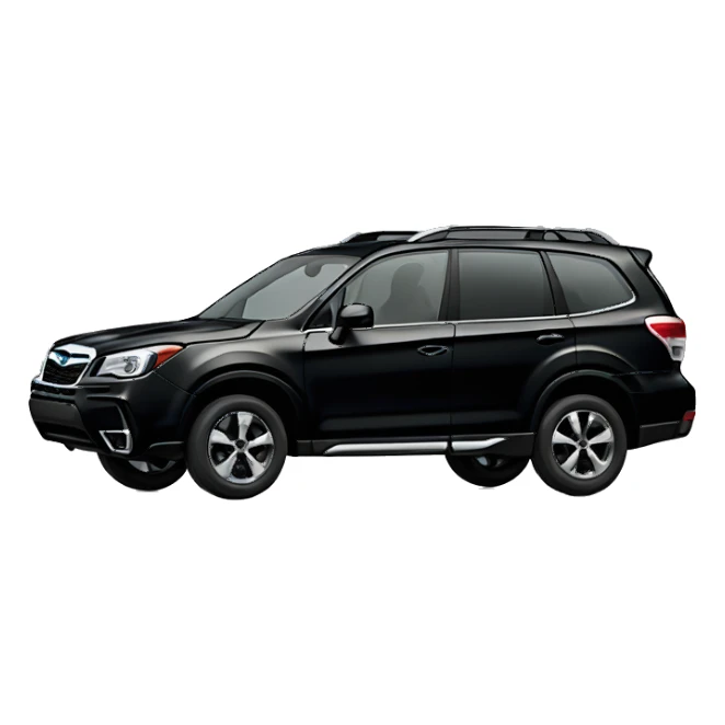 Black Subaru forester sticker