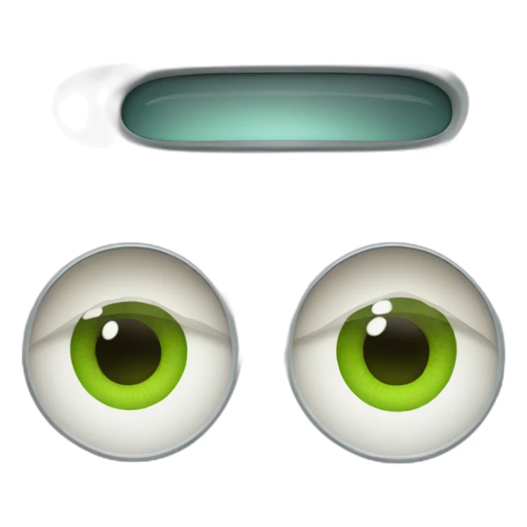 apple eye phone sticker