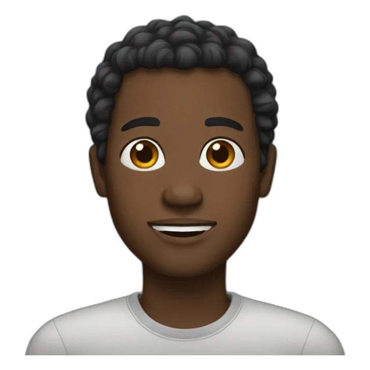 Black person sticker