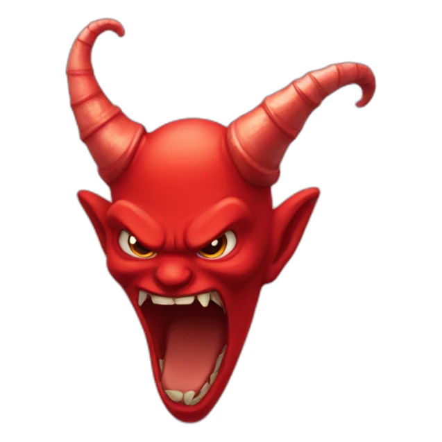 Devil horn sticker