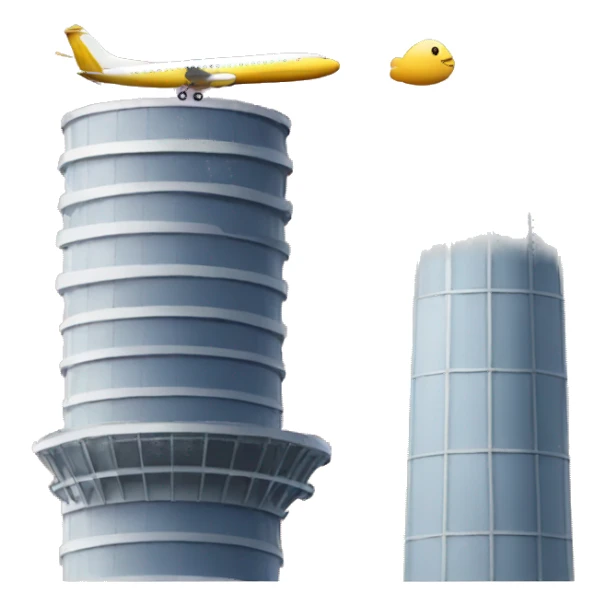 a plane and 2 towers sticker