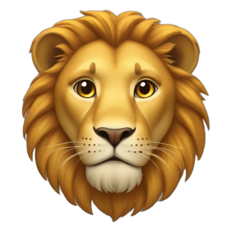 Roi lion sticker