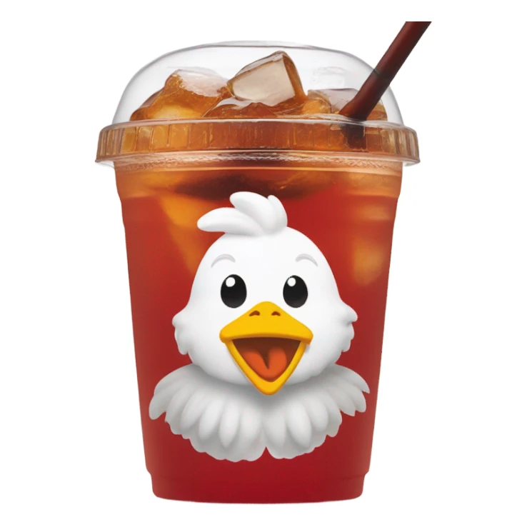 A chick-fil-a sweet tea cup sticker