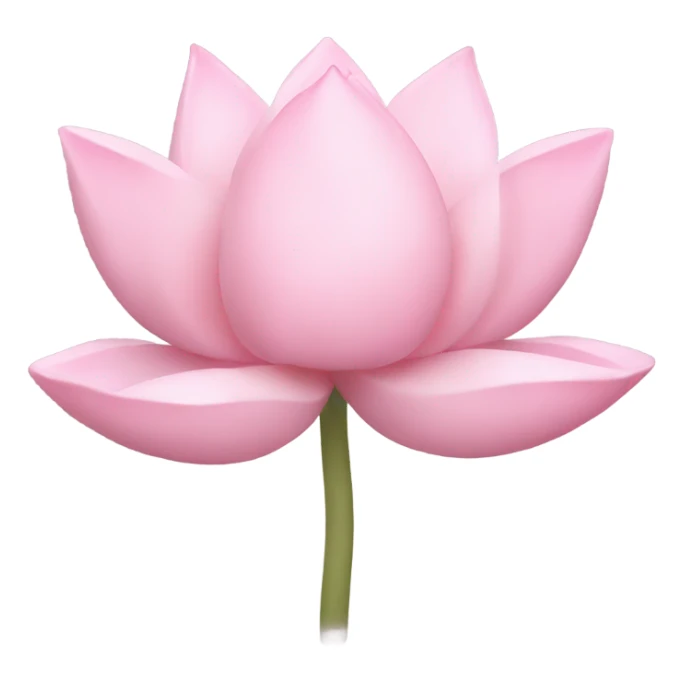 pastel pink lotus sticker