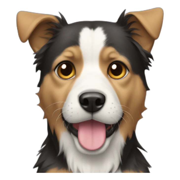 Chat sur chien sticker