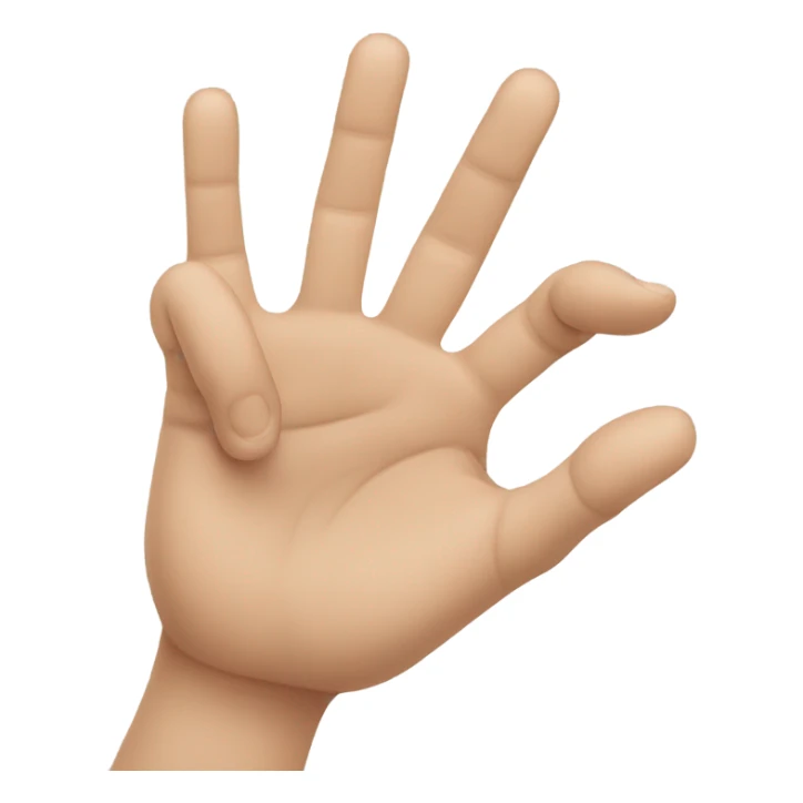 f you hand sign sticker