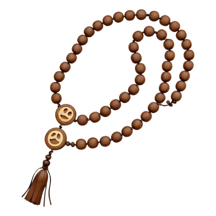prayer beads strand sticker