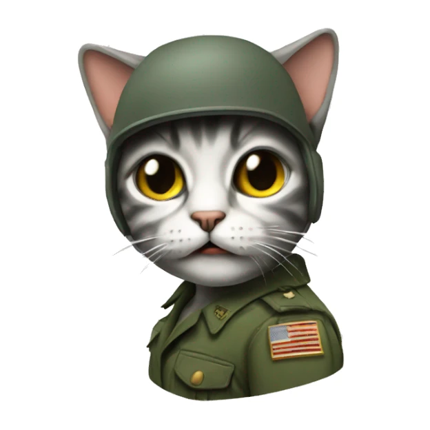 Cat  full metal jacket  sticker